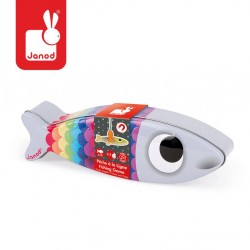 Janod Zestaw do łowienia magnetyczny drewniany 10 rybek Sardynka | Esy Floresy