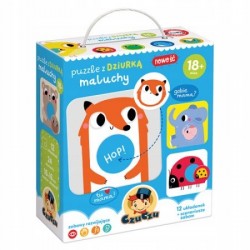 CzuCzu - Puzzle z dziurką Maluchy 18m+ | Esy Floresy