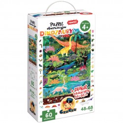 CzuCzu - Puzzle obserwacyjne Dinozaury | Esy Floresy