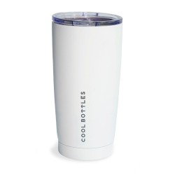 Cool Bottles - Kubek termiczny 550 ml Mono White | Esy Floresy