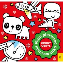 Moja pierwsza kolorowanka z grubym obrysem | Esy Floresy