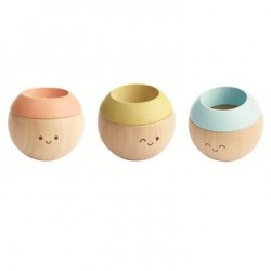 Plan Toys - Pastelowe kuleczki sensoryczne  | Esy Floresy