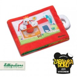 LILLIPUTIENS - Książeczka z miniprzytulankami wielofunkcyjna „Paulette szuka swoich kurczaczków” Kokoszka Paulette 18 m+ | Esy Floresy