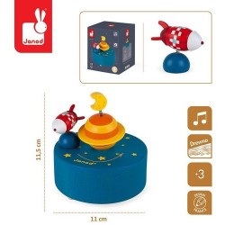 Janod - Drewniana pozytywka Galaktyka | Esy Floresy