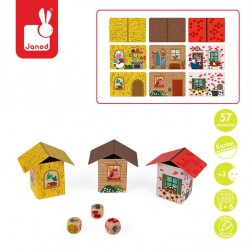 Janod - Gra zręcznościowa Trzy świnki | Esy Floresy