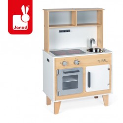 Janod - Duża kuchnia drewniana z naklejkami do indywidualnego ozdabiania My Style | Esy Floresy