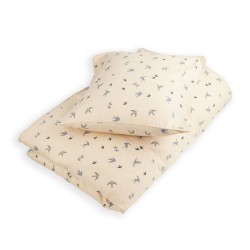 Filibabba Zestaw pościelowy 2 el. Junior Dancing swallow Blue | Esy Floresy