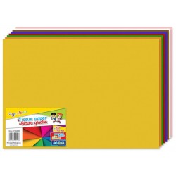 Gimboo Bibuła gładka 50x70cm MIX 24 arkusze | Esy Floresy