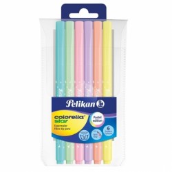 Pelikan  Pisaki Colorella Star C302 6 kolorów pastelowe | Esy Floresy