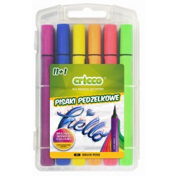 Cricco Pisaki pędzelkowe 11+1 kolorów | Esy Floresy