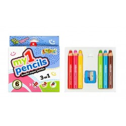 Penmate Kredki Kolori Moje pierwsze kredki 6 kolor | Esy Floresy