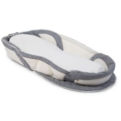 Childhome - SOFT FOLDABLE NEST GREY WHITE | Esy Floresy