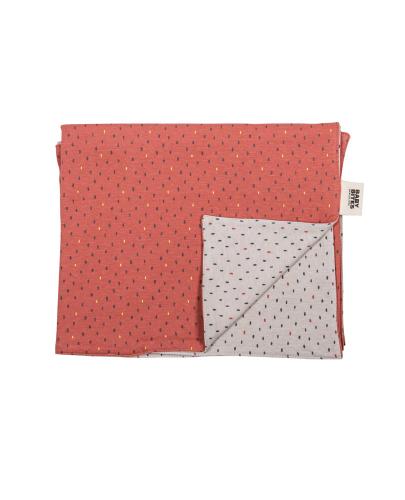 
                                                                                  Baby Bites - Kocyk do leżaczka 120 x 70 cm Shell Beige/Coral - Esy Floresy 