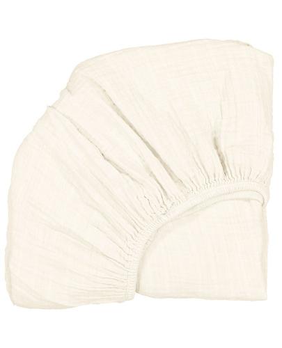 
                                                                                  Charlie Crane - Prześcieradło do materaca do kojca Kumi White - Esy Floresy 