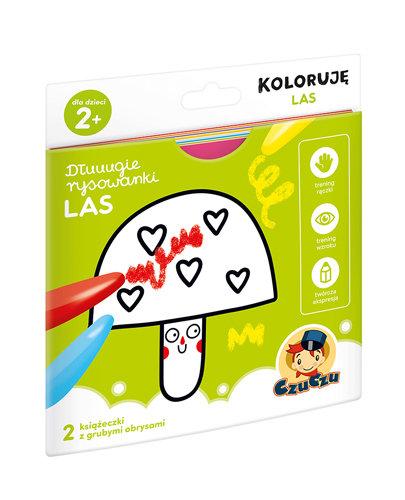 
                                                                                  CzuCzu - Dłuuugie rysowanki. Las. Koloruję 2+ - Esy Floresy 