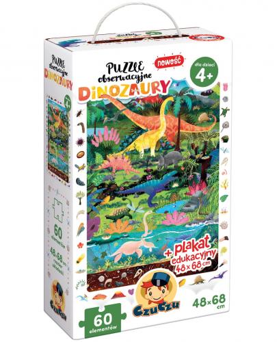 
                                                                                  CzuCzu - Puzzle obserwacyjne Dinozaury - Esy Floresy 