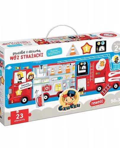 
                                                                                  CzuCzu - Puzzle z dziurką Wóz strażacki - Esy Floresy 