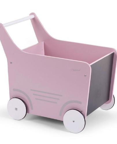 
                                                                                  Childhome - Drewniany pchaczek na zabawki Soft Pink - Esy Floresy 