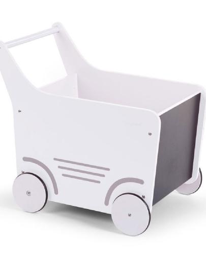 
                                                                                  Childhome - Drewniany pchaczek na zabawki White - Esy Floresy 