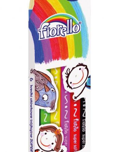 
                                                                                  Fiorello  Kredki Super Soft 6 kolorów - Esy Floresy 