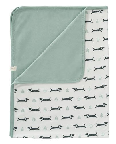 
                                                                                  Fresk - Kocyk z bawełny organicznej 80 x 100 cm Dachsy - Esy Floresy 