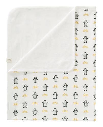 
                                                                                  Fresk - Kocyk z bawełny organicznej 80 x 100 cm Pingwin - Esy Floresy 