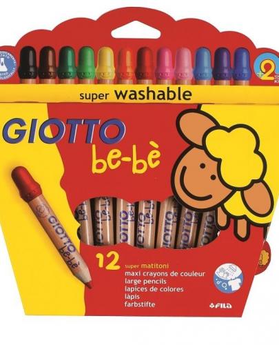 
                                                                                  Giotto Kredki grube 12 kolorów Bebe - Esy Floresy 