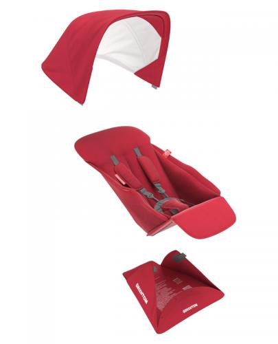 
                                                                                  Greentom - Reversible red materiał - Esy Floresy 