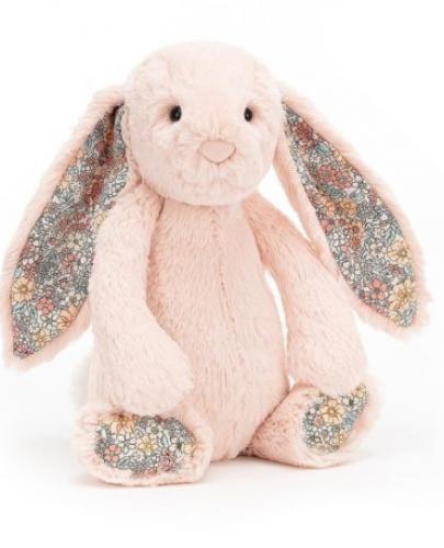 
                                                                                  Jellycat - Pastelowy Różowy Królik - Kwiatowe Uszy i Stópki 18 cm - Esy Floresy 