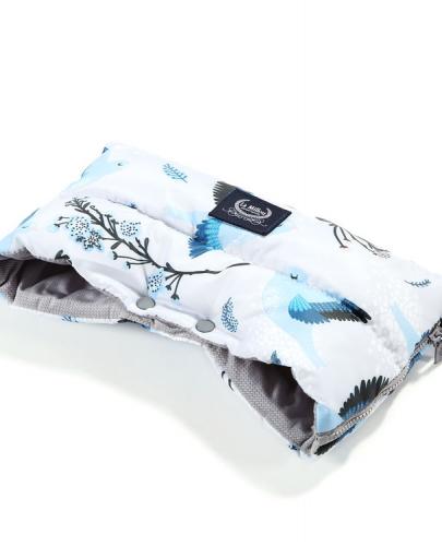 
                                                                                  La Millou - Aspen Winterproof Mufka - Blue Birds - Dark Grey - Esy Floresy 