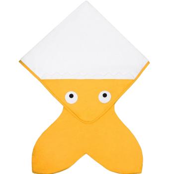 baby-bites-recznik-z-kapturkiem-rekinek-75-x-75-cm-musztardowy