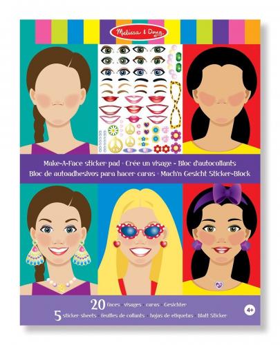 
                                                                                  Melissa & Doug - zestaw naklejek MAKE FACE - Esy Floresy 