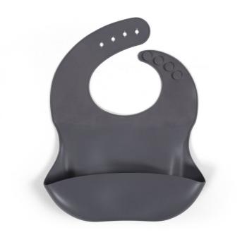 filibabba-sliniak-silikonowy-z-kieszonka-stone-grey