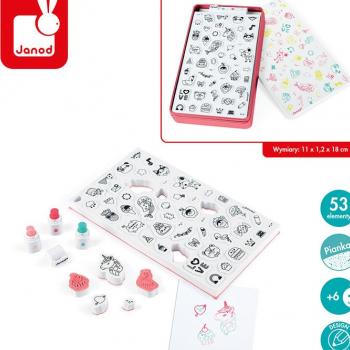 janod-zestaw-kreatywny-stempelki-slodziaki