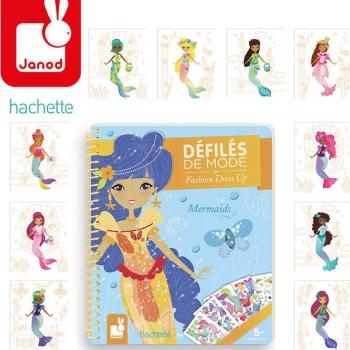 janod-zeszytkolonotatnik-kreatywny-pokaz-mody-syreny