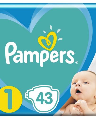
                                                                                  PAMPERS NEW BABY DRY 1 NEWBORN Pieluchy 2-5 kg - 43 szt. - Esy Floresy 