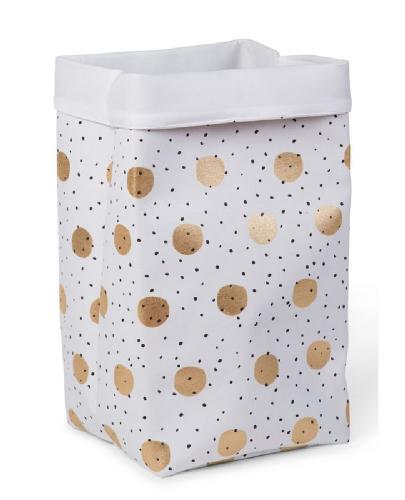 
                                                                                  Childhome - Pudełko płócienne 32 x 32 x 60 cm Gold Dots - Esy Floresy 