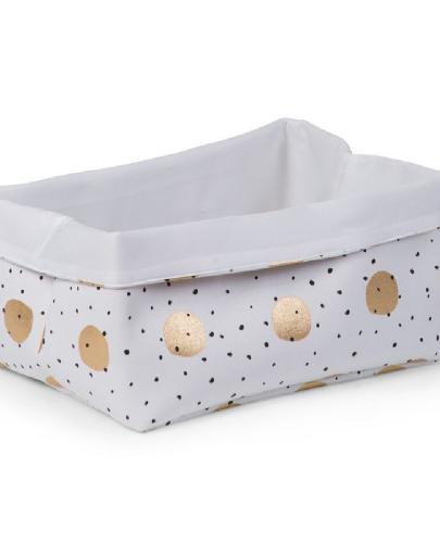 
                                                                                  Childhome - Pudełko płócienne 40 x 32 x 20 cm Gold Dots - Esy Floresy 