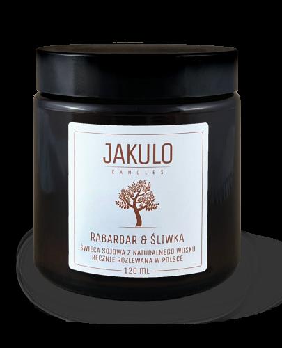 Świeca sojowa - Rabarbar i Śliwka 120ml | Esy Floresy