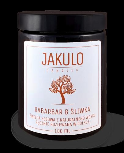 Świeca sojowa - Rabarbar i Śliwka 180ml | Esy Floresy
